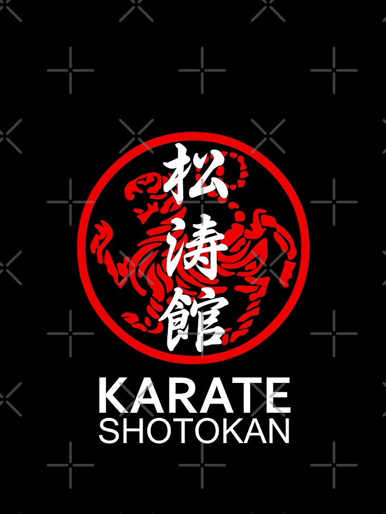 Shotokan Karate Symbol And Kanji White Text T Shirt For Sale By Dcornel Redbubble Karate