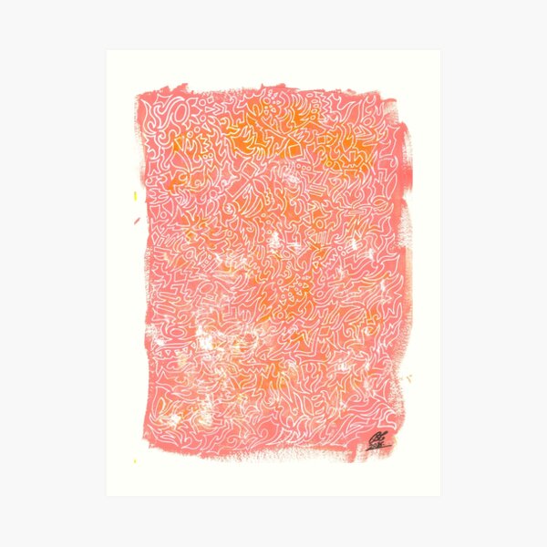 Peach Revenge Art Print
