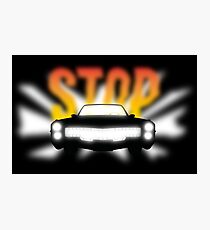 Stop Photographic Print
