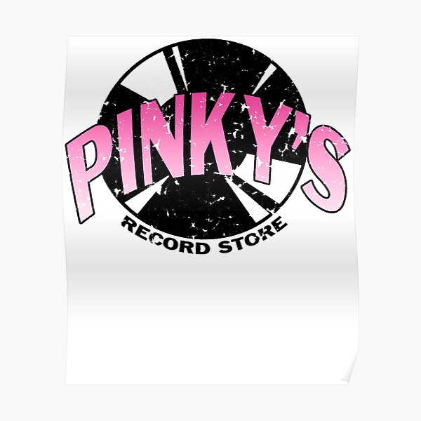 "Pinkys Record Store" Poster for Sale by Redbubble