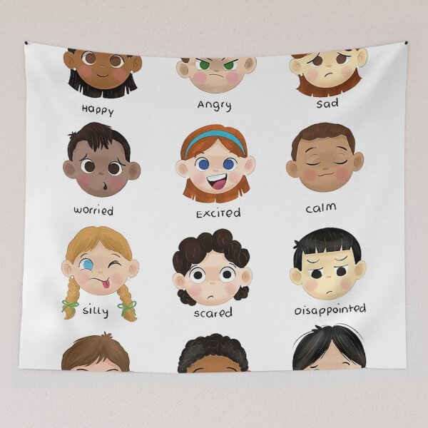 Item preview, My Emotions Kid Child Poster designed and sold by ferdinandthomas.