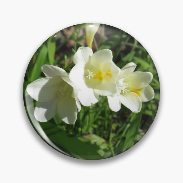 Item preview, White freesia flowers designed and sold by greentiger1.