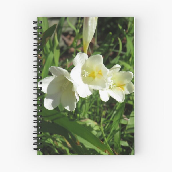 Item preview, White freesia flowers designed and sold by greentiger1.