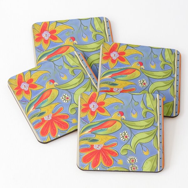 Item preview, Bird and Flowers designed and sold by IlluminatedPage.