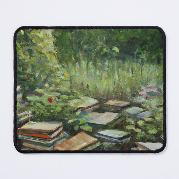 Item preview, Garden of Books designed and sold by priddypaintings.