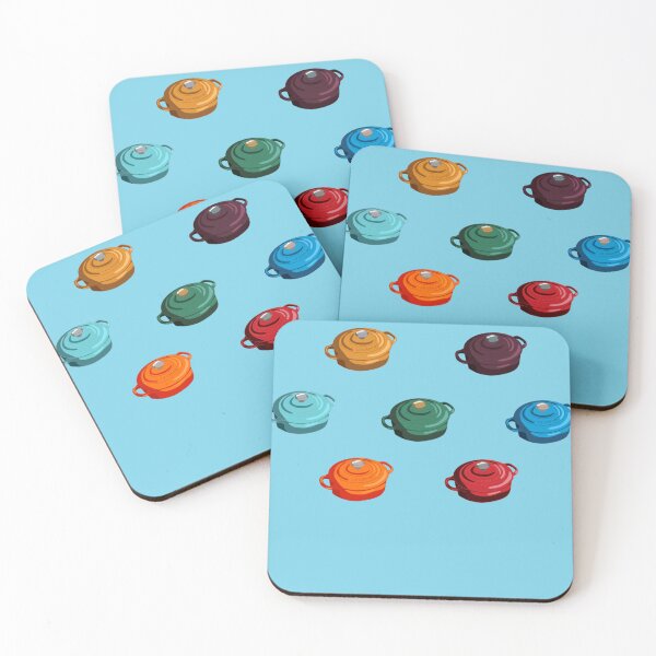 Aperçu de l'œuvre Pack de mini-autocollants Le Creuset créée et vendue par HannahPowe.