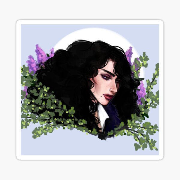 Lilac and Gooseberries Sticker