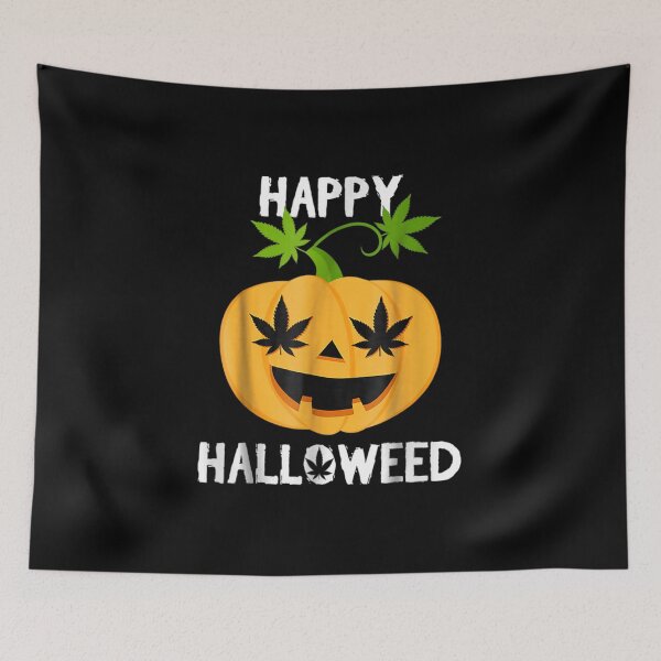Item preview, Happy Halloweed Weed Reefer Hemp Cannabis Halloween designed and sold by Xaviermacdonald.