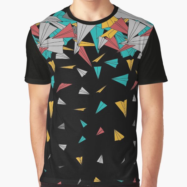 Flying paper planes Graphic T-Shirt