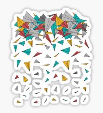 Pegatina Aviones de papel volador