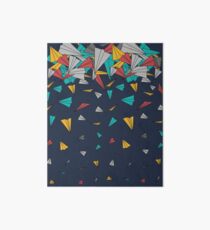 Flying paper planes Art Board