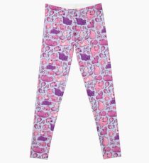 Meerschweinchen-Huddle In Lavender Leggings