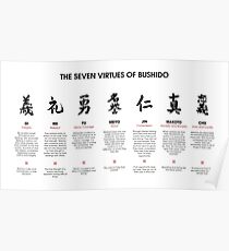 Die 7 Tugenden von Bushido Poster