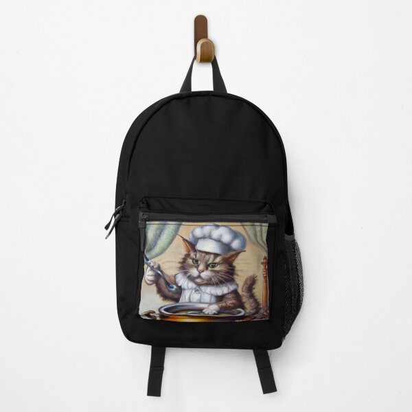 Item preview, Beignet the Cat, cooking soup (Baroque) designed and sold by thecatandkettle.