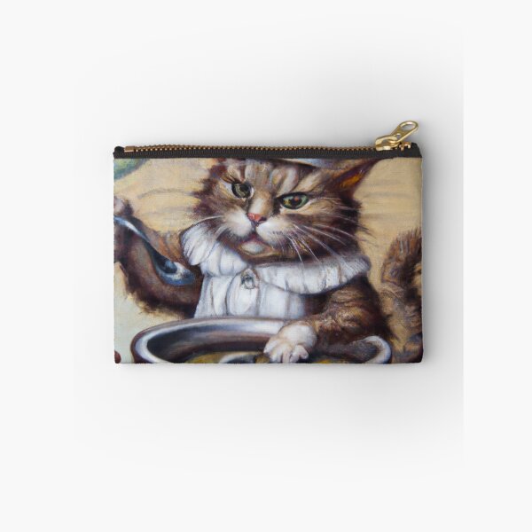 Item preview, Beignet the Cat, cooking soup (Baroque) designed and sold by thecatandkettle.