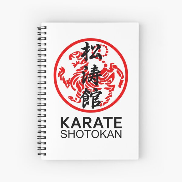 Shotokan Karate Symbol And Kanji Spiral Notebook
