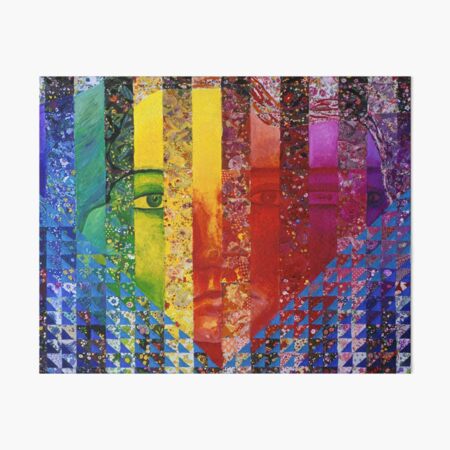 Conundrum I - Rainbow Woman Art Board Print