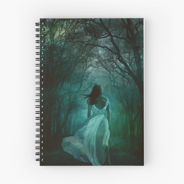 Item preview, Beautiful Woman Walking in Creepy Forest designed and sold by SushiAnn.