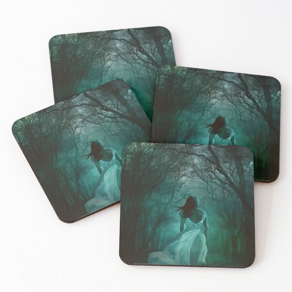 Item preview, Beautiful Woman Walking in Creepy Forest designed and sold by SushiAnn.