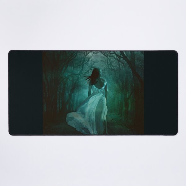 Item preview, Beautiful Woman Walking in Creepy Forest designed and sold by SushiAnn.