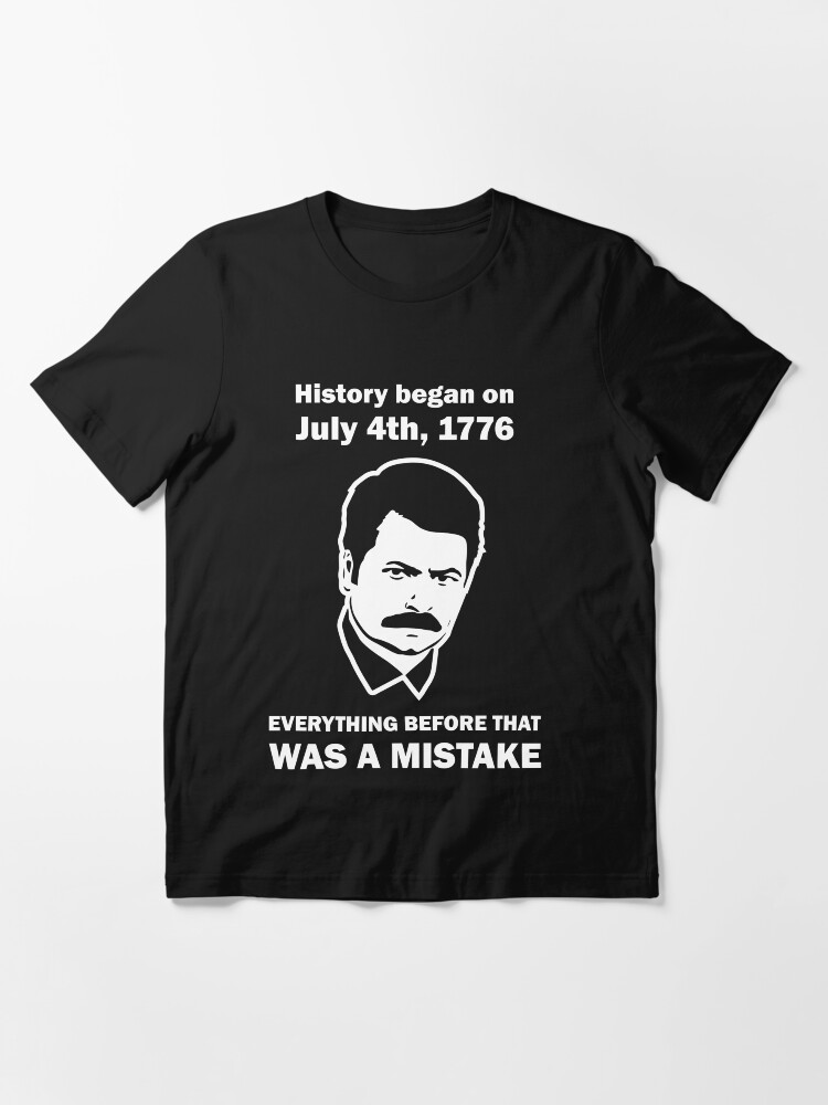 ron swanson 4th of july shirt