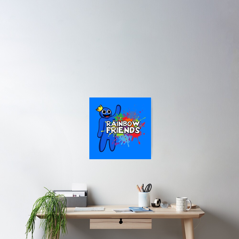 Rainbow Friends Paint Splatter Sticker for Sale by TheBullishRhino