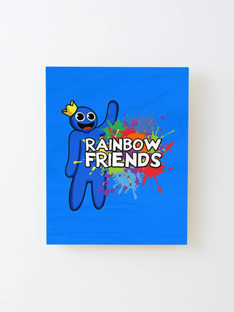 Blue, Rainbow Friends Paint Splatter  Art Print for Sale by rinjinsato