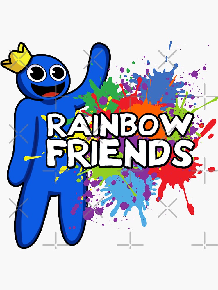 Green, orange and Blue rainbow friends characters  Poster for Sale by  ismailalrawi