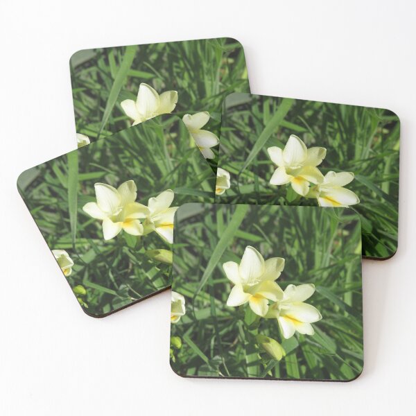 Item preview, Light yellow freesia flowers designed and sold by greentiger1.