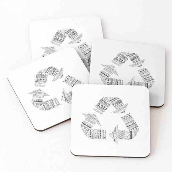 Item preview, Patterned Recycle designed and sold by annieedolan.