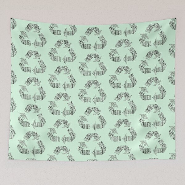 Item preview, Patterned Recycle designed and sold by annieedolan.