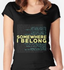 Somewhere I Belong - Linkin Park Women's Fitted Scoop T-Shirt