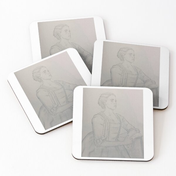 Item preview, Héloïse pencil sketch portrait Premium Scoop  designed and sold by CasadoAlexandra.