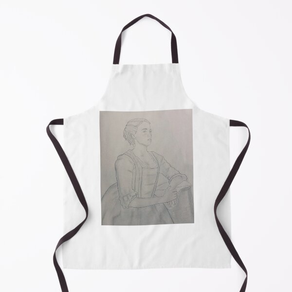 Item preview, Héloïse pencil sketch portrait Premium Scoop  designed and sold by CasadoAlexandra.