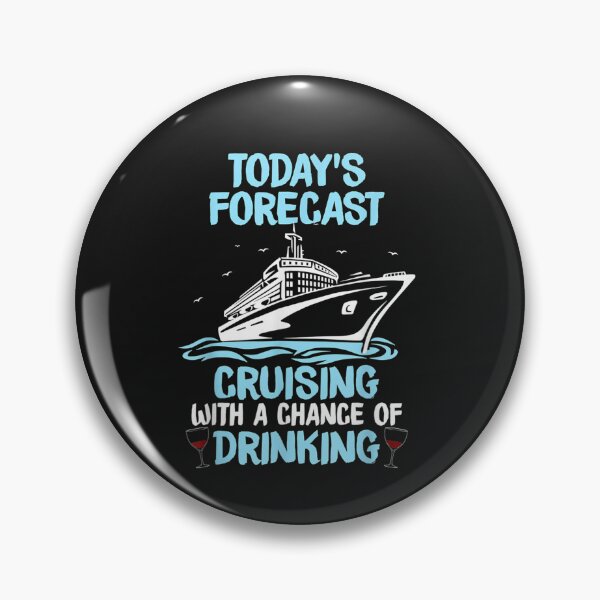 Item preview, 84.Today's Forecast Cruising With A Chance Of Drinking T-Shirt designed and sold by Johnnancaster.