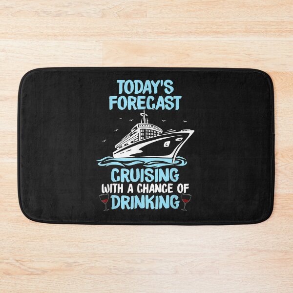Item preview, 84.Today's Forecast Cruising With A Chance Of Drinking T-Shirt designed and sold by Johnnancaster.