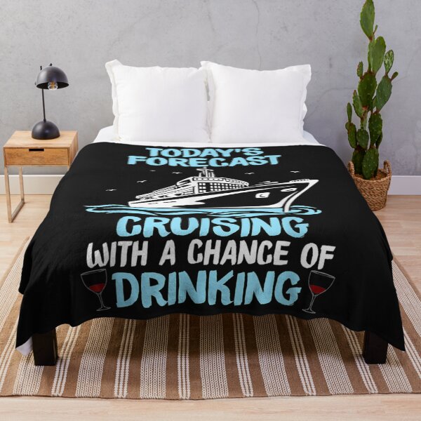 Item preview, 84.Today's Forecast Cruising With A Chance Of Drinking T-Shirt designed and sold by Johnnancaster.