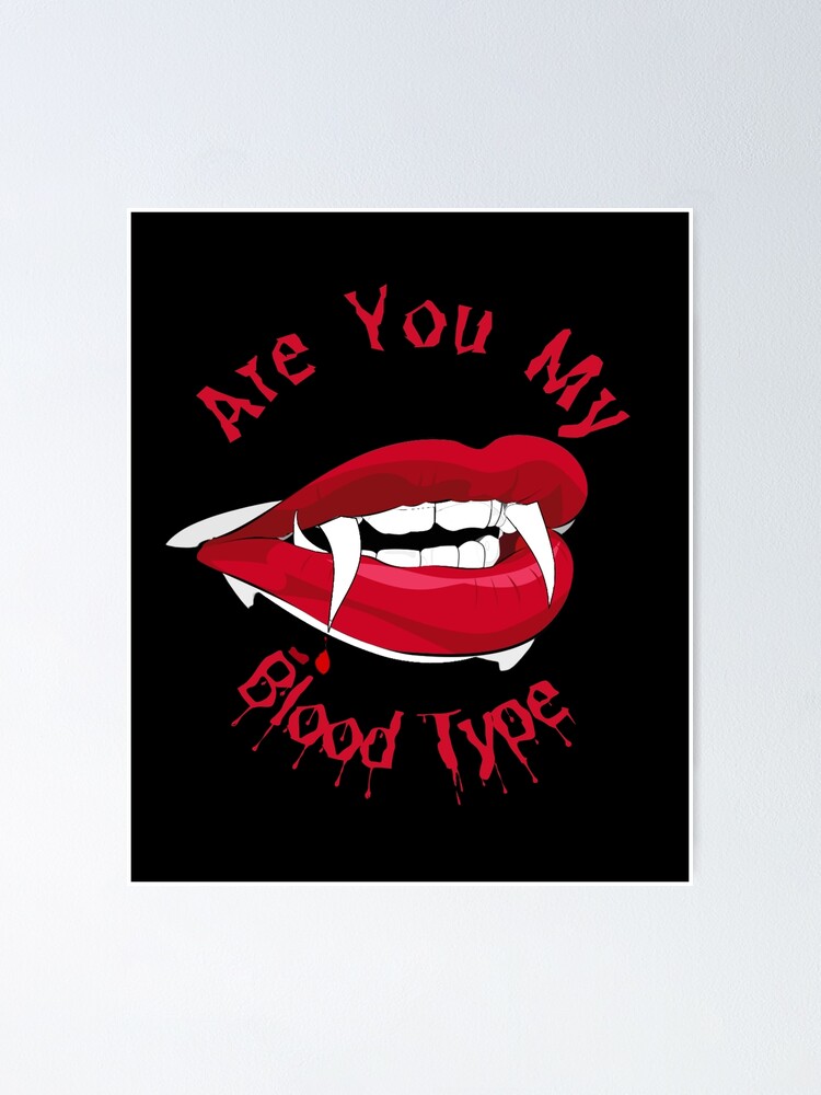 Cute Vampire Dracula my Blood Type is Coffee Badge Reel 