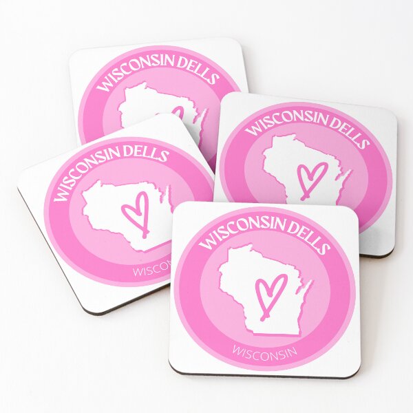 Item preview, WISCONSIN DELLS -  WISCONSIN - PINK LOVE designed and sold by jrno11.