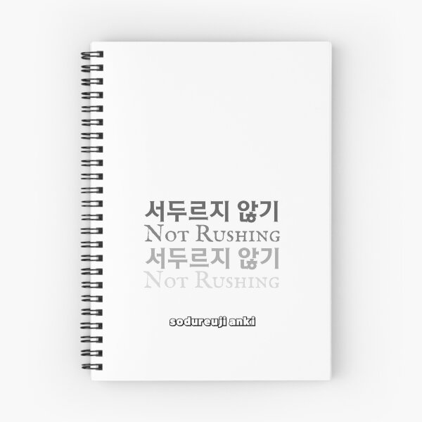 Item preview, JM's Korean Series 127_Not Rushing, 서두르지 않기_sodureuji anki designed and sold by JM Language Service.