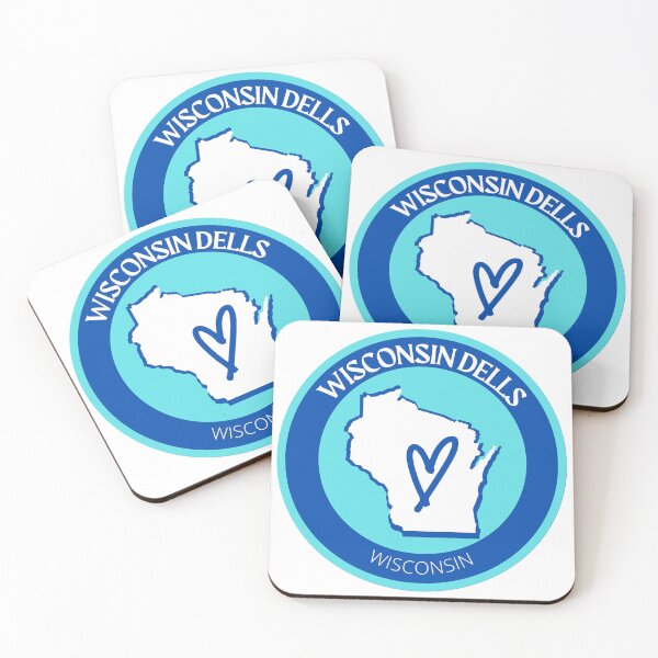 Item preview, WISCONSIN DELLS -  WISCONSIN - BLUE LOVE designed and sold by jrno11.