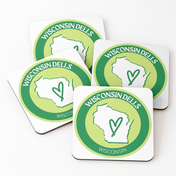 Item preview, WISCONSIN DELLS -  WISCONSIN - GREEN LOVE designed and sold by jrno11.