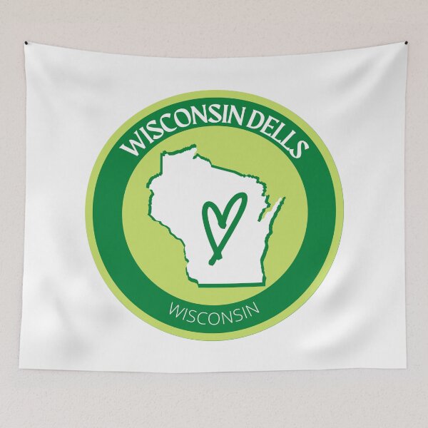 Item preview, WISCONSIN DELLS -  WISCONSIN - GREEN LOVE designed and sold by jrno11.