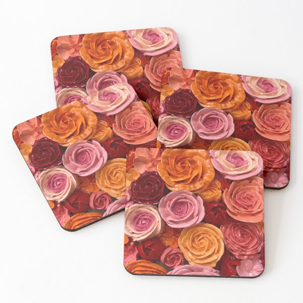 Item preview, Orange Roses, Orange Red Floral Art designed and sold by Dorsadaf M.