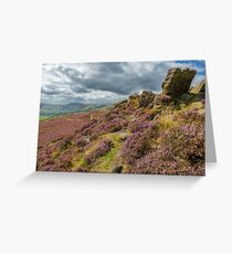 Derbyshire Heather Greeting Card