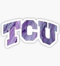 TCU marble Sticker
