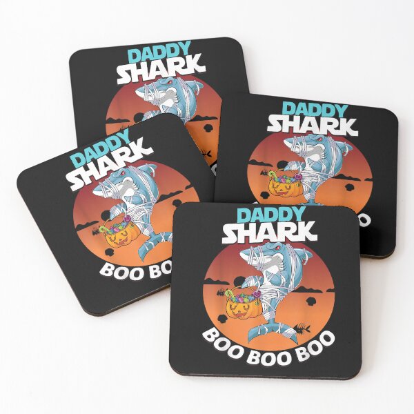 Item preview, Daddy Shark Boo Boo Boo Funny Family Shark Halloween T-Shirt designed and sold by AmbuehlErnest.