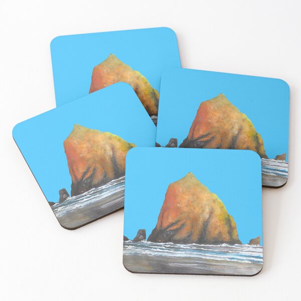 Item preview, Haystack Rock at Cannon Beach designed and sold by dkaranouh.