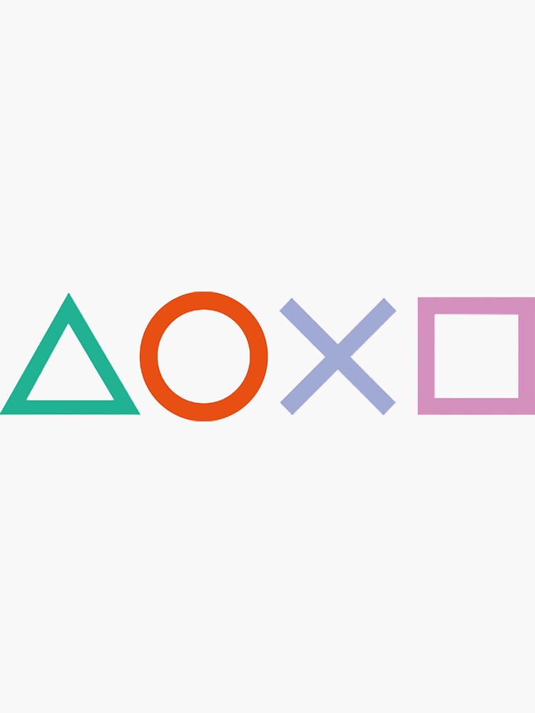 PS Buttons Sticker
