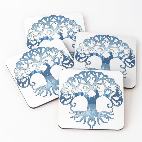 Item preview, Starry Winter Sky Celtic Tree designed and sold by damonasplace.